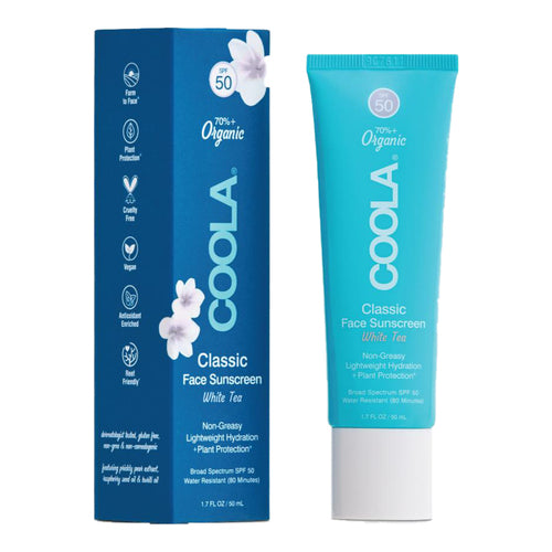 Lotion solaire FPS 50 au thé blanc